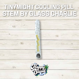 Tinymight Cooling Pill Stem by Glass Charlie ( Secret Amber)