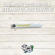 Tinymight Cooling Pill Stem by Glass Charlie ( Secret Amber)