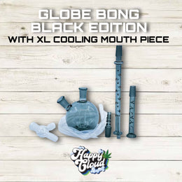 Globe Bong Black Edition With XL Cooling Mouthpiece