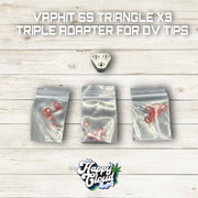 Vaphit SS Triangle X3 Triple Adapter for DV Tips