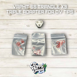 Vaphit SS Triangle X3 Triple Adapter for DV Tips