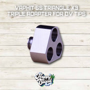 Vaphit SS Triangle X3 Triple Adapter for DV Tips