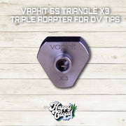 Vaphit SS Triangle X3 Triple Adapter for DV Tips