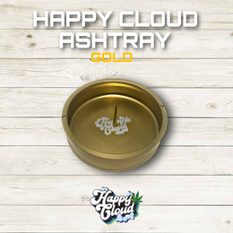 Happy Cloud Ashtray Gold