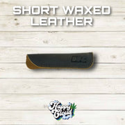 SHORT WAXED LEATHER