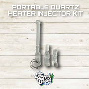 Glass Portable Quartz Heater Injector Kit