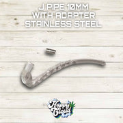 J Pipe 10MM with Adapter stainless steel adapter