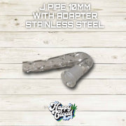 J Pipe 10MM with Adapter stainless steel adapter